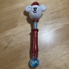 Disney Classics Christmas Collection Mickey Mouse Holiday Snow Wand Light Sound