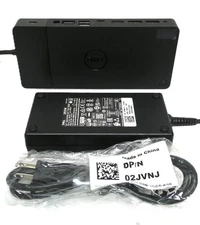 Dell WD19TB Thunderbolt 3 Docking Station with 180W AC Adapter and Power Cord