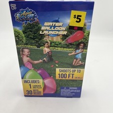 Lanzador De Globos De Agua Con 200 Globos, Alcance De Hasta 300 Yardas, Juego De Agua Para Niños Y Adultos, Azul