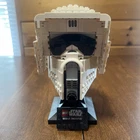 LEGO Star Wars Scout Trooper Helmet 75305 Helmet Collection Display Stand.
