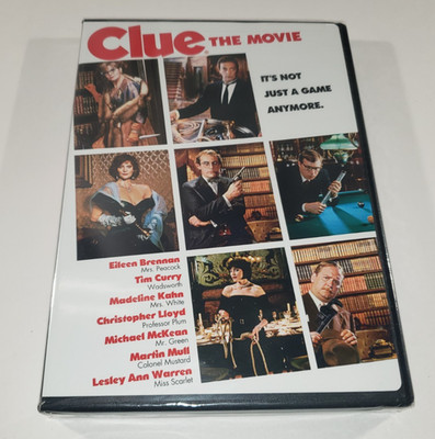 Clue The Movie (DVD, 1985, Widescreen) Tim Curry CHRISTOPHER LLOYD New Sealed