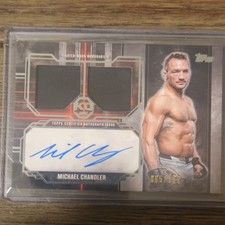 2025 Topps Knockout UFC Tier 1 Dual Relic Autograph Michael Chandler /199 TRA-MC