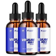 (3 Pack) Visium Max Drops Support for Healthy Eye Function VisiumMax 90 Servings