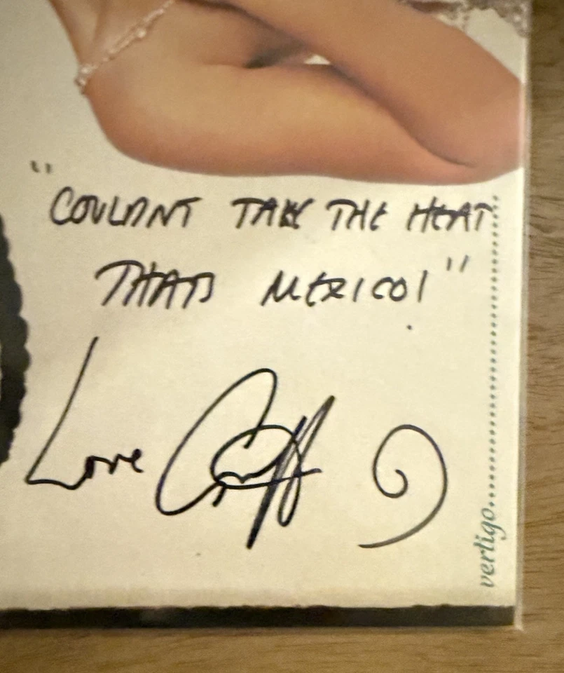 Griff 🟢VIRTIGO 🟢 Signed & Personalised Vinyl Mexico Lyrics Rare Taylor Swift - Image 2 of 4