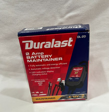 Duralast Dl-2d 2 Amp Battery Maintainer Auto Voltage Detection Led