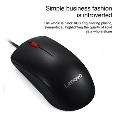 Lenovo M120 Pro kabelgebundene ergonomische optische USB Maus für PC Laptop Computer 1000dpi