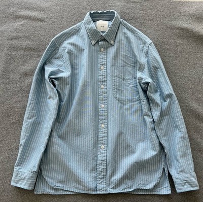 Uniqlo JW Anderson Button Down Blue Stripe XXS