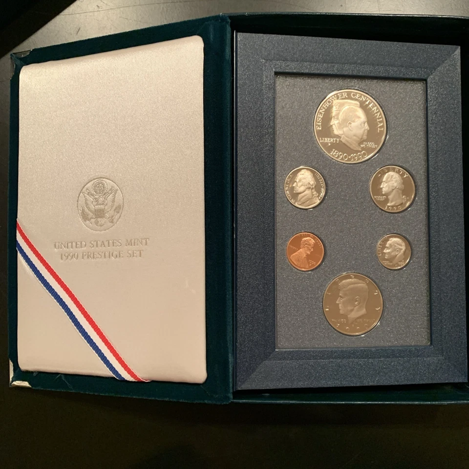3 U.S. PRESTIGE PROOF SETS - 1990/1991/1992 - 20 COINS - 3 SILVER DOLLARS! - Image 2 of 4