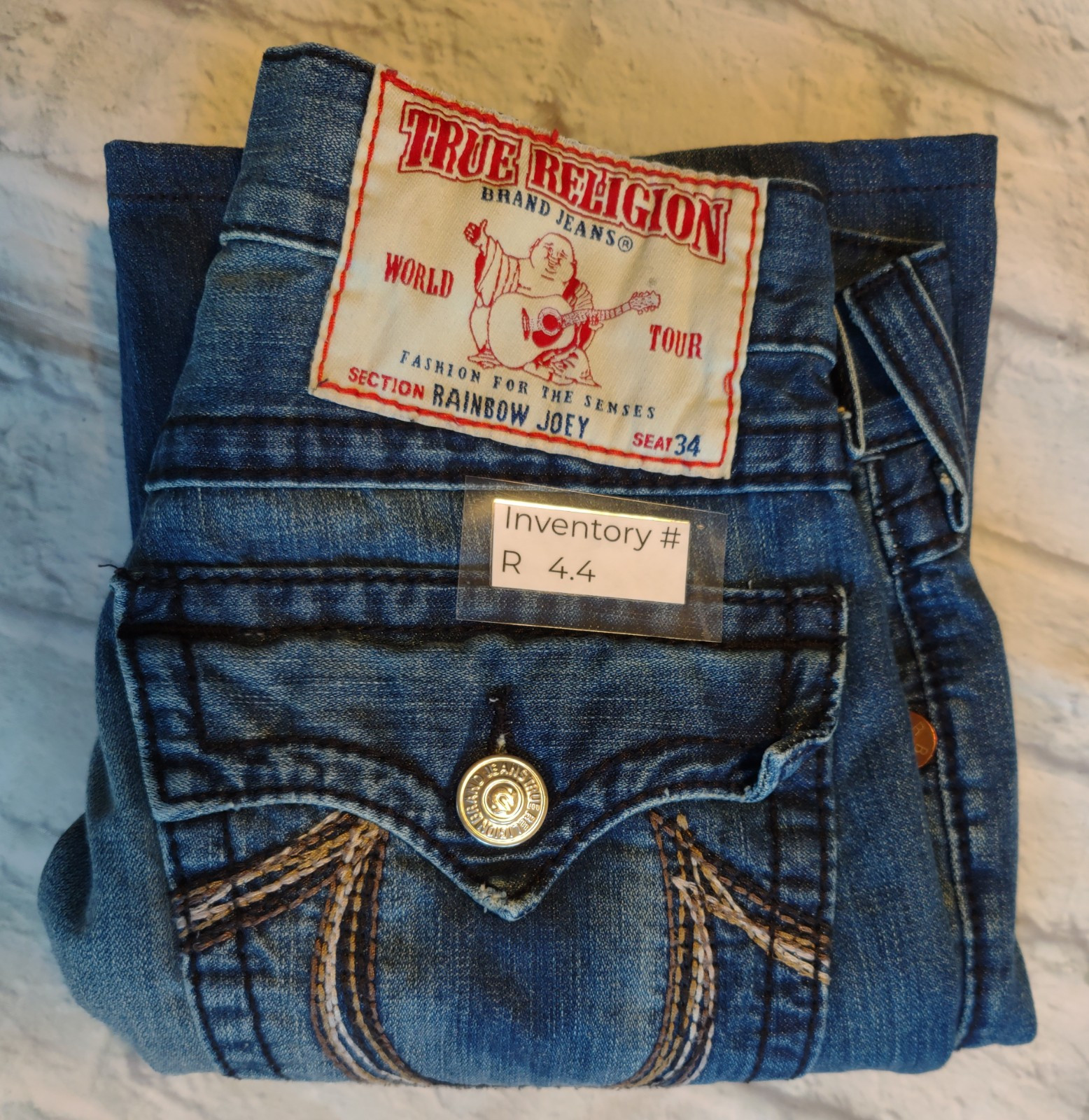 True Religion Rainbow Joey Flare Jeans Joey Women's 29 | eBay
