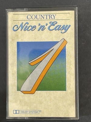 Country Nice 'n' Easy Vintage Cassette Tape Easy Listening Music 1980s