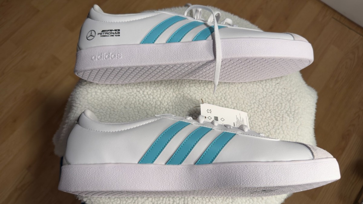 New adidas VL Court Mercedes-AMG Petronas Formula One Team Men\'s Shoes Size 12 Adidas VL Court Mercedes - AMG PETRONAS F1 Team. ? main image 2