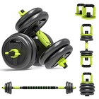 Exersci 6 in 1 Adjustable Dumbbell, Kettlebell, Barbell,  Set 20KG/30KG/40KG