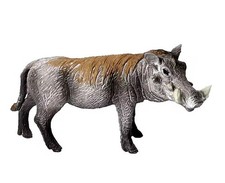 Warthog Boar Animal Figure Toy PVC Wildlife Small Figurine Birthday Gifts