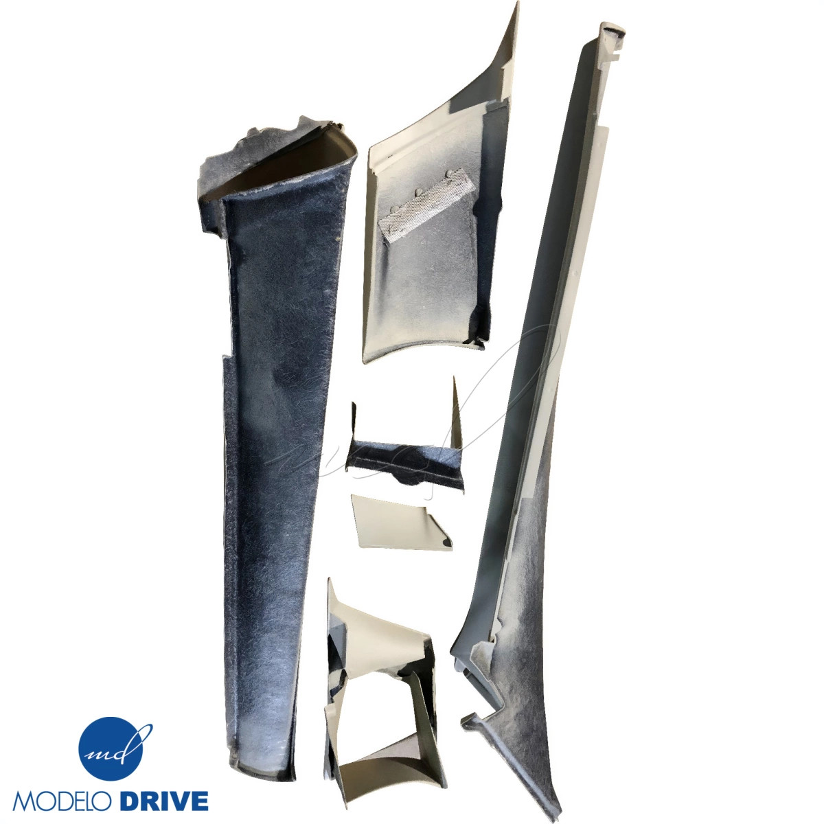 ModeloDrive FRP LP670-SV Side Skirts 6pc for Murcielago Lamborghini 04-11 model