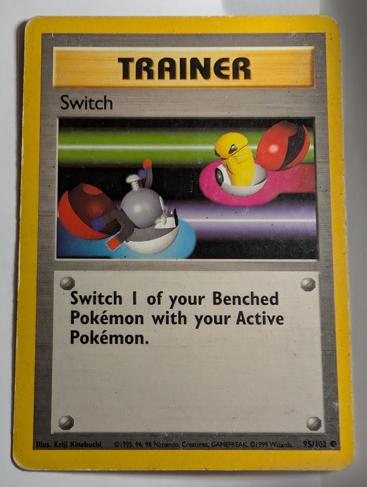 Switch 95/102 - Trainer - Base Set - Pokemon TCG CCG Card