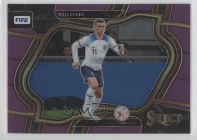 2022-23 Panini Select FIFA Field Level Purple Prizm 42/75 Phil Foden #214 13bp