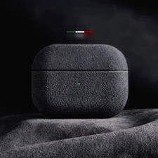 Luxury Italian Suede Leather Case for AirPods Pro 2, 3, and 4