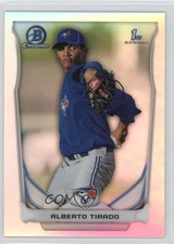 2014 Bowman Chrome Prospects Refractor 124/500 Alberto Tirado #BCP8 3d5