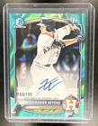 2025 Bowman Draft Xavier Neyens Chrome Auto Aqua Lava Refractor 1st #/199 Astros