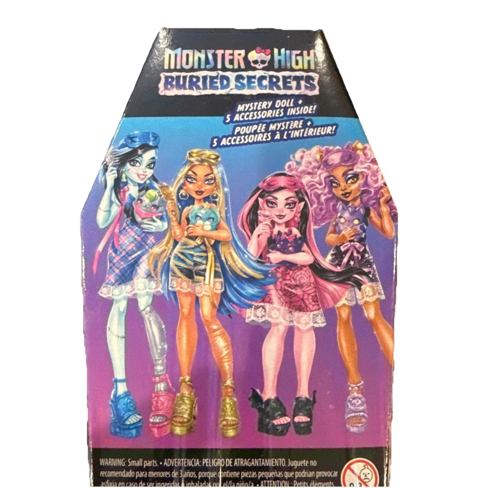 Monster High Buried Secrets MYSTERY 11" Muñeca con 5 Accesorios (2025, Mattel) Foto 4 de 4