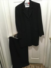 Casual Corner Annex Womens 2 piece Black P Su...