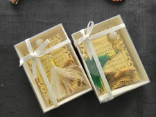 10 Pcs Ayatul Kursi Magnetic + Prayer beads set Box Ramadan Gift Islamic Quran