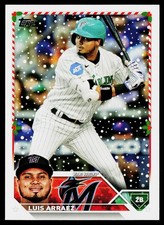 Luis Arraez 2023 Topps Holiday #H100 Miami Marlins