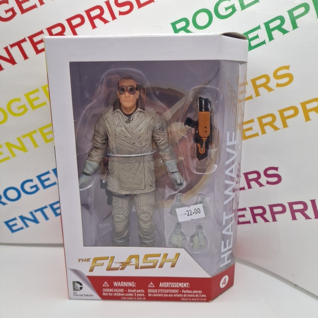 Dc Collectibles The Flash Heatwave 6.75"" Figure No.4, 2016 Sealed Box