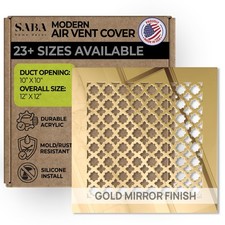 Saba Home Decor Air Vent Cover Grille - Acrylic Fiberglass 10 X 10 Duct Opening