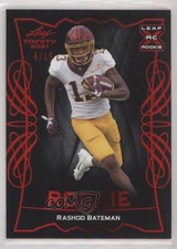 2021 Leaf Trinity Box Black Red 4/15 Rashod Bateman #RB-16 g1z