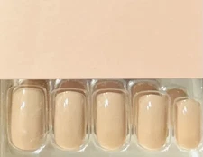 Red Aspen Press On Medium Square Shiny Neutral Harlow Hiked Canyon Loop 🏜️