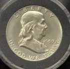 1959 Franklin Half .50. Gem Proof with Cert.