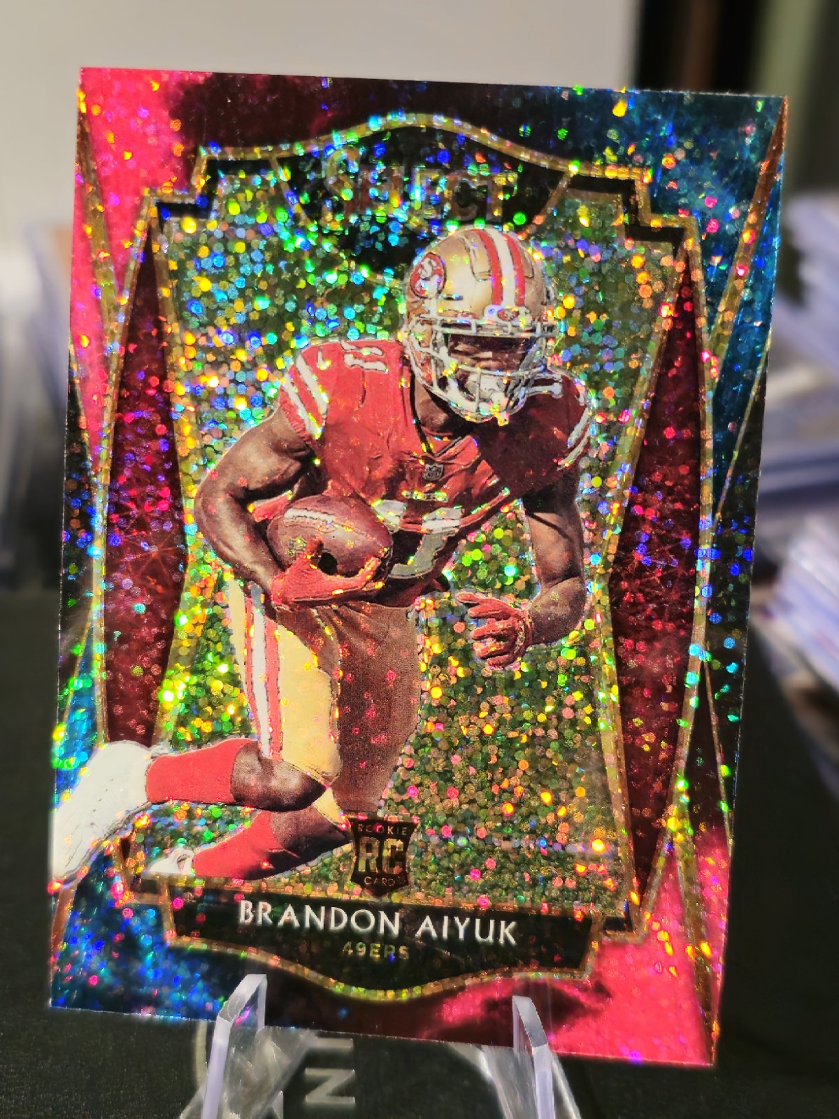2020 Panini Select Premier Level Cosmic Prizm #166 Brandon Aiyuk RC 🔥 49ers