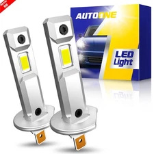 AUTOONE 2-6X H1 LED Headlight Bulbs Kit High Low Beam Super Bright 6500K White