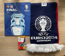 EURO2024 England Vs Switzerland Scarf And Final Programme Plus Stadium Badge NEW