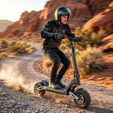4000W Dual Motor Electric Scooter for Adults 42Miles 45MPH 11''Off-Road Scooter