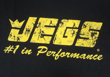 Jegs High Prformance Auto Parts 1 Black Large T-shirt L526