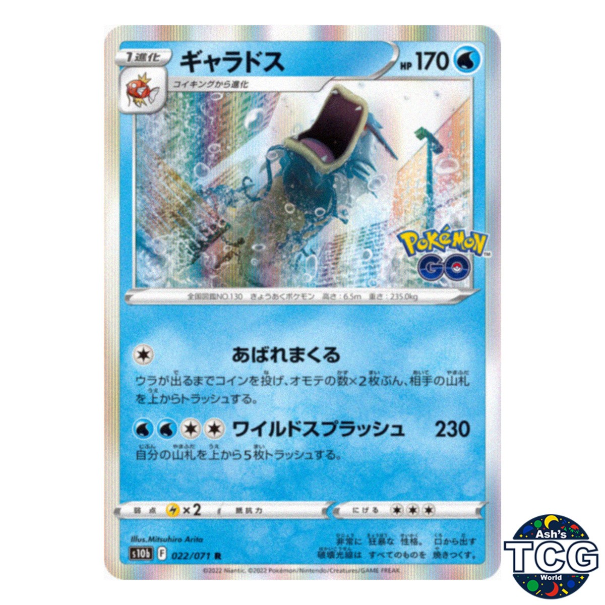 Gyarados R 022/071 s10b Pokémon GO Pokemon Card Japanese