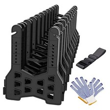 RV Sewer Hose Support 15 Feet, Quick Set-up Plastic Septic Hose Support