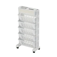 NNETM Rolling Art Storage Cart Plastic