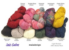 Seis Cabos by Malabrigo - 100 Merino Wool Lt Worsted Weight- 15 COLORS