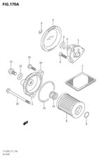 Suzuki Genuine ATV O-Ring (D:2.4 ID:52.6) LT250EFG G Engine 09280-54001-000