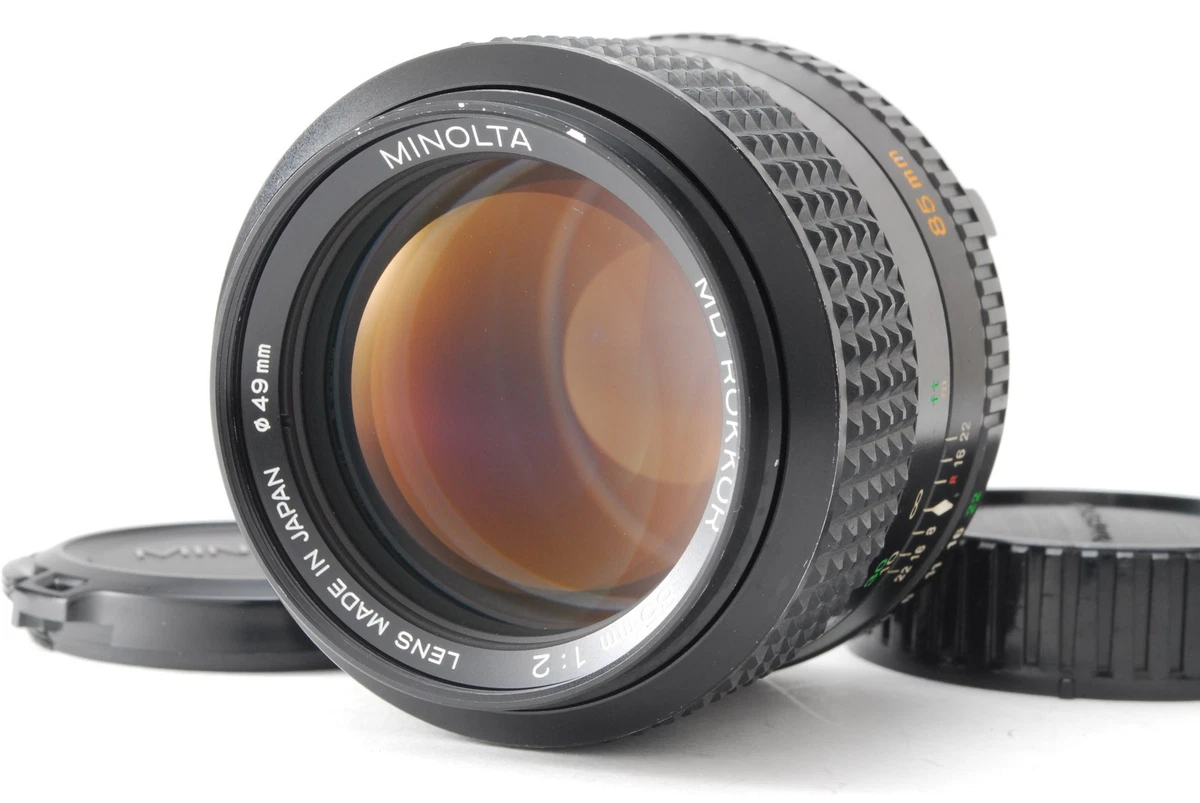 Minolta MD 85mm Focal Camera Lenses for sale - eBay