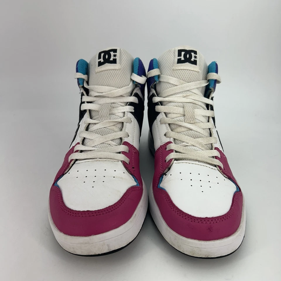 Vintage DC Shoes Cure Hi Top Shoes Womens Size 8.5 Y2K Skateboard Goth 2000s - Image 3 of 4