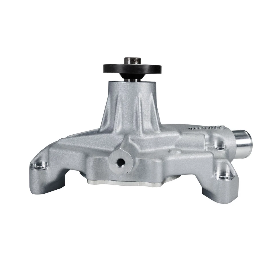 Edelbrock 88150, One SBC Water Pump Short- 3/4in Shaft- R/R Satin Aluminum Perfo - Image 4 of 4