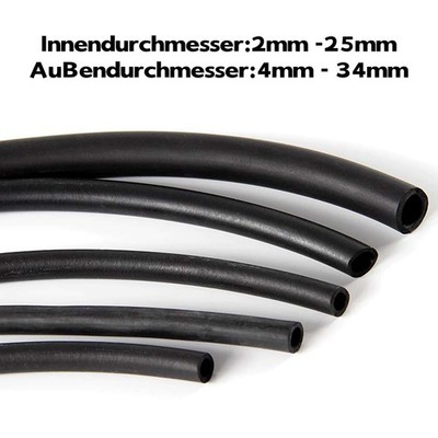 NBR Benzinschlauch Schlauch Kraftstoffschlauch Dieselschlauch Außendurc 4mm-31mm
