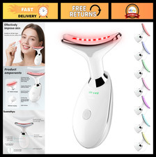 7 Color LED Light Therapy Wand for Face Neck - Red Blue Light Skin Care Tool