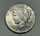 1934 D  PEACE DOLLAR BU