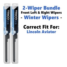 WINTER Wipers 2pk Super-Premium fit 2003-2004 Lincoln Aviator - 35220x2