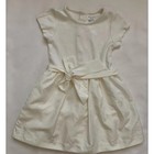 NWT Ralph Lauren Baby Girl Holiday Dress White Ivory Bow 12M 12 Months